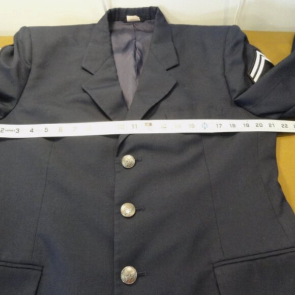 USGI 3 BUTTON USAF AIR FORCE DRESS BLUE MENS sz42/LONG SHADE 1620 JACKET LD 6751 - Picture 7 of 14